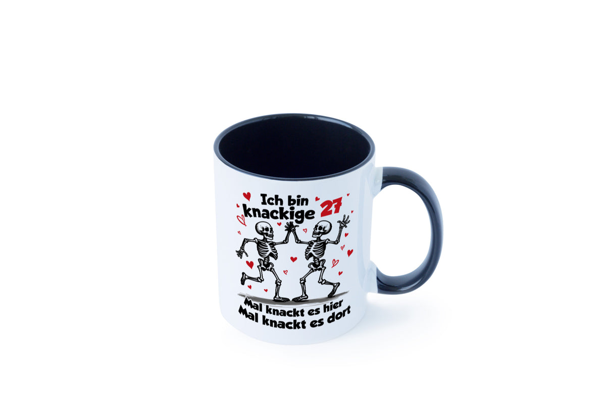 27. Geburtstag | Knackige 27 Ich bin alt v2 Humor Geschenkidee Tasse