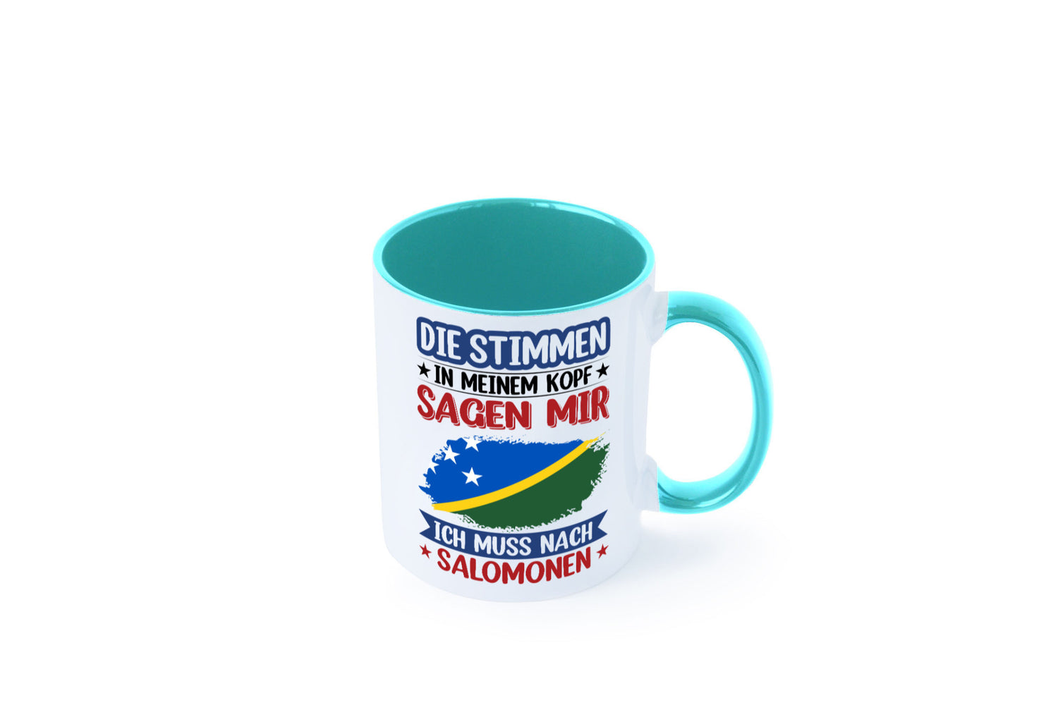 Salomonen | Urlaub Stimmen in meinem Kopf Traumland v2 Humor Geschenkidee Tasse