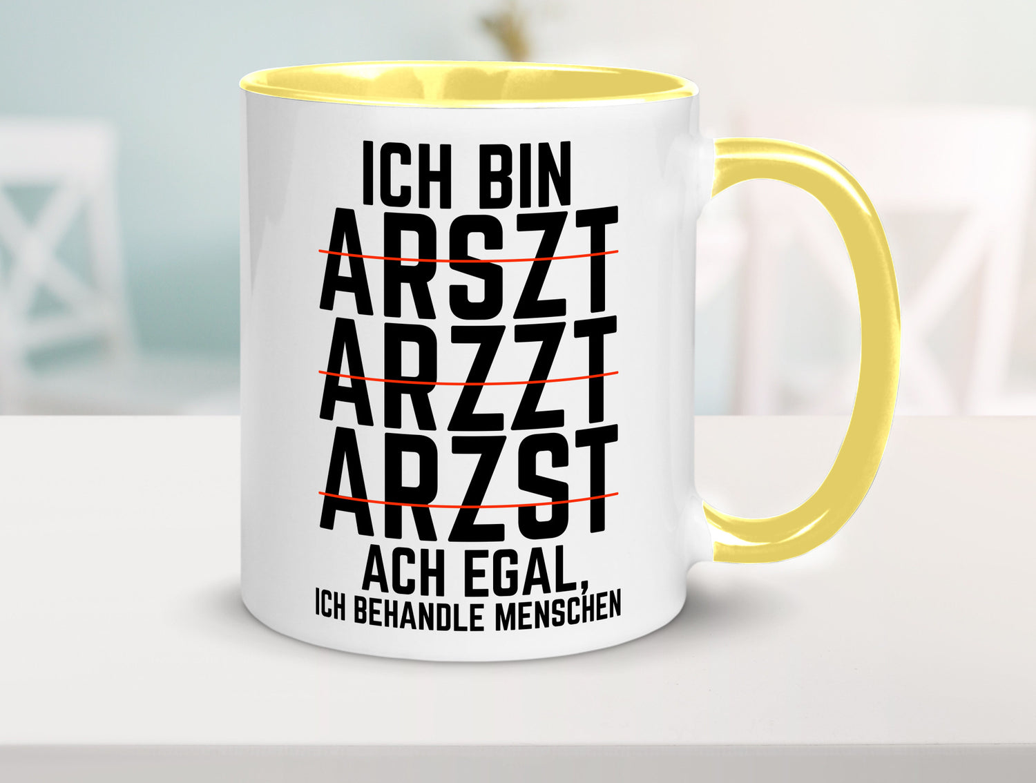 Ich bin Arzt | Rechtschreibung Klinik lustiger Spruch lustig Humor Geschenkidee