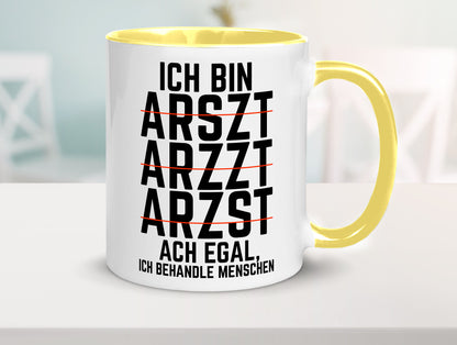 Ich bin Arzt | Rechtschreibung Klinik lustiger Spruch lustig Humor Geschenkidee