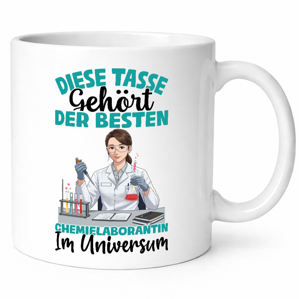 Im Universum: Chemielaborantin | Laborantin Chemie lustiger Spruch Geschenk