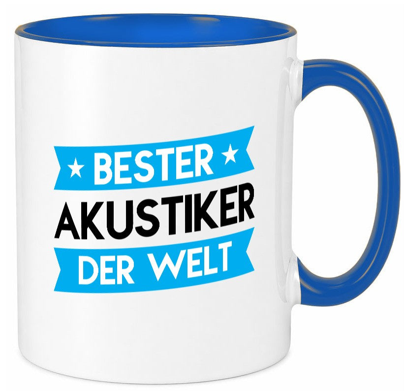 Bester Akustiker | Akustik Hörgeräteakustik lustiger Spruch Geschenk Humor Tasse