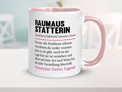 Raumausstatterin | Wohn Ausstatterin Beruf Humor Geschenk Arbeit Kollegen Büro