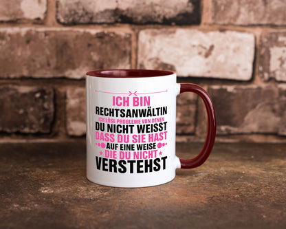 Löse Probleme: Rechtsanwältin | Jurstin Anwältin v2 Geschenk Humor Geschenkidee