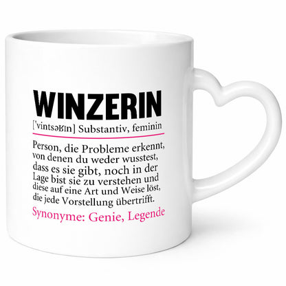 Winzerin | lustige Spruch Weinbauer Wein Beruf lustiger Geschenk Arbeit