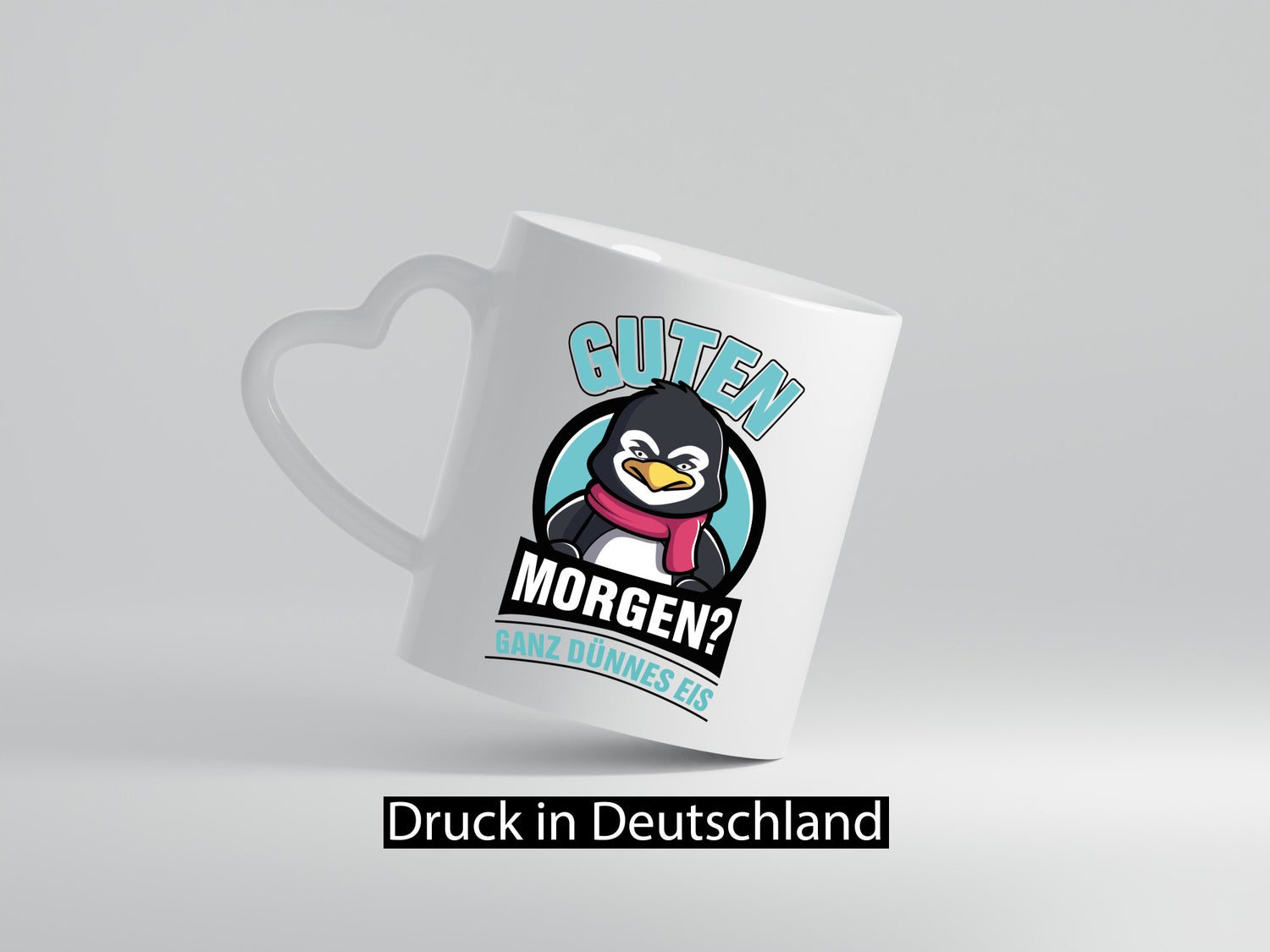 Guten Morgen? Ganz Dünnes Eis | Pinguin Geschenk Humor Geschenkidee lustiger