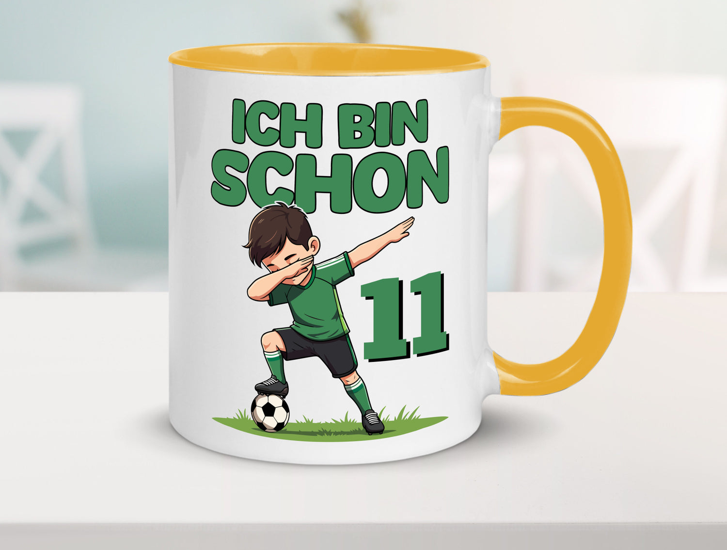 11. Geburtstag | 11 Jahre Fußballer Geschenkidee Humor Tasse