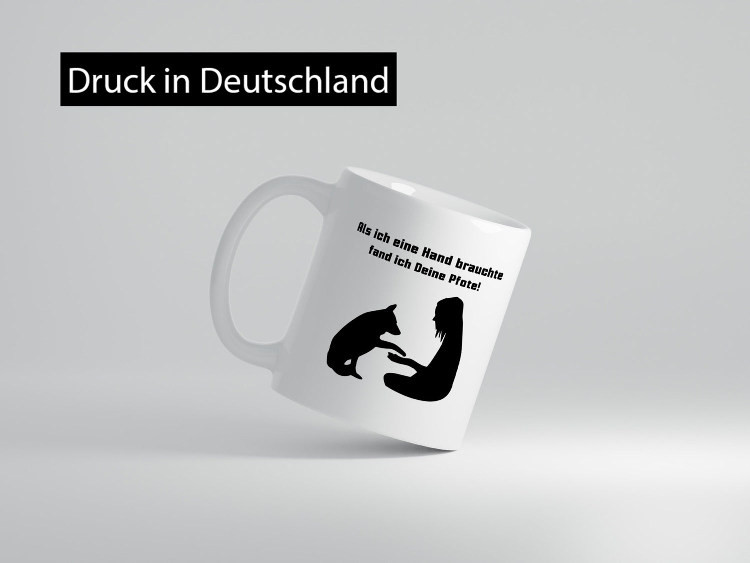 Deine Pfoten halfen mir | Tierfreunde Hund Geschenk Tierliebhaber Humor