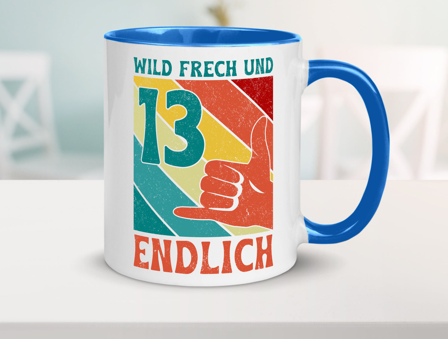 13. Geburtstag | 13 Jahre Wild und Frech Humor Geschenkidee Tasse