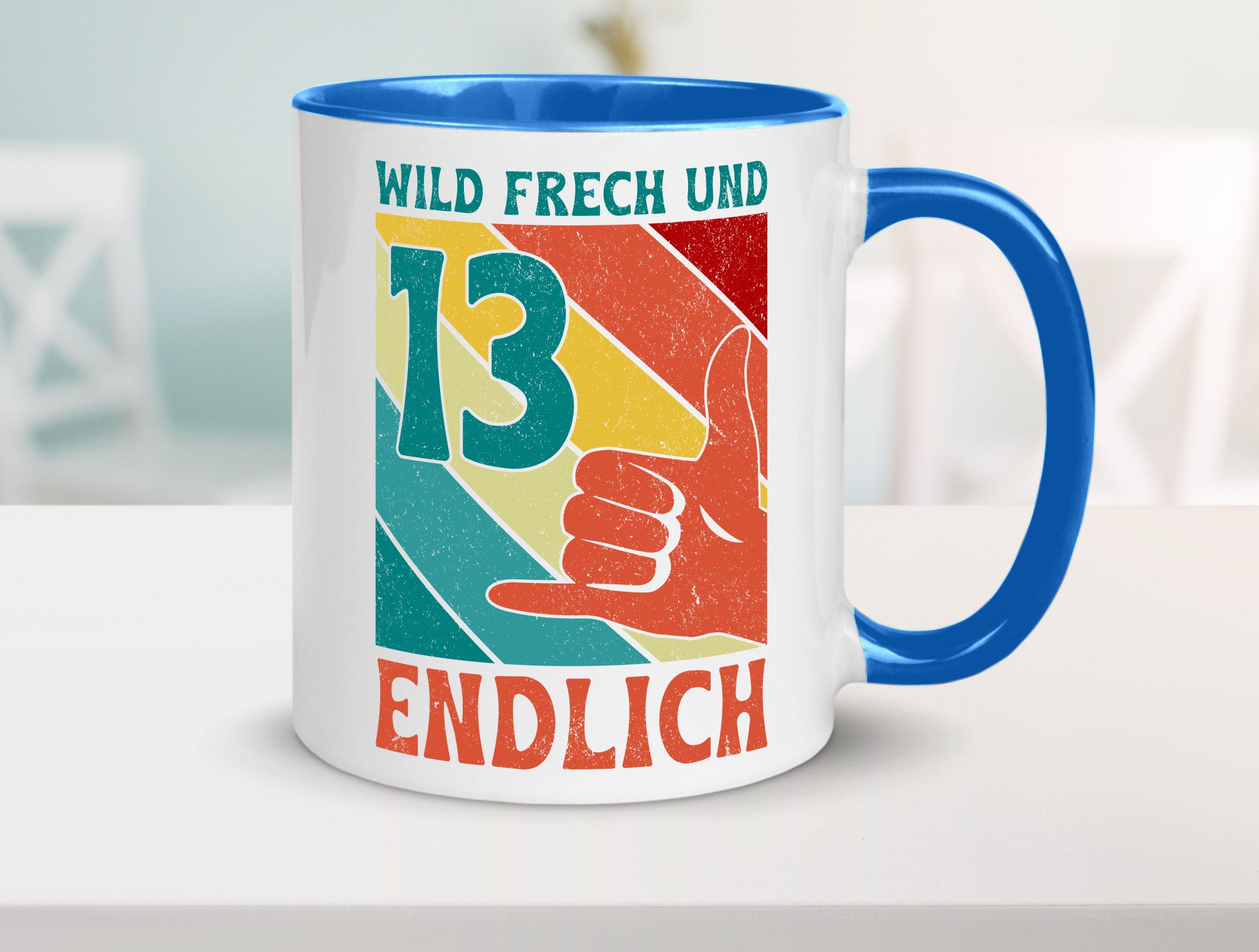 13. Geburtstag | 13 Jahre Wild und Frech Humor Geschenkidee Tasse