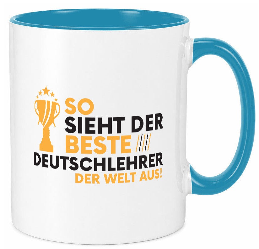 Der Weltbeste Deutschlehrer | Lehrer Schule lustiger Spruch Geschenk Humor