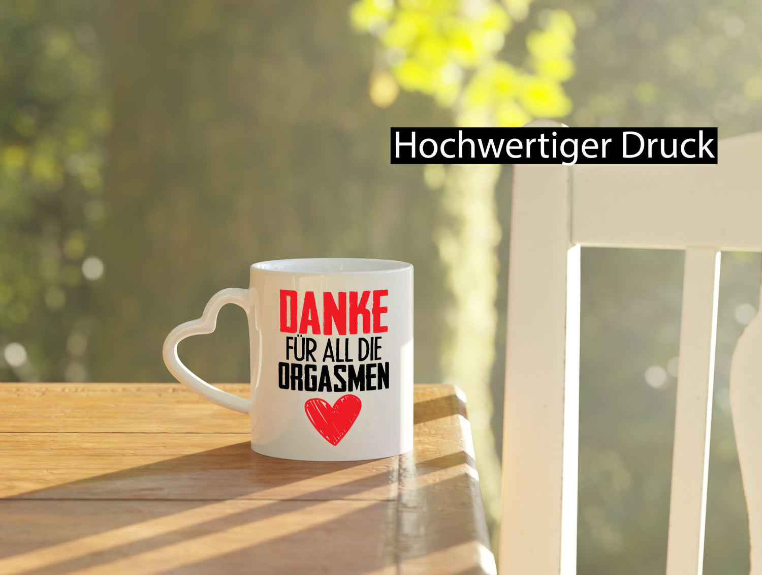 Orgasmus Tasse Geschenkidee Humor
