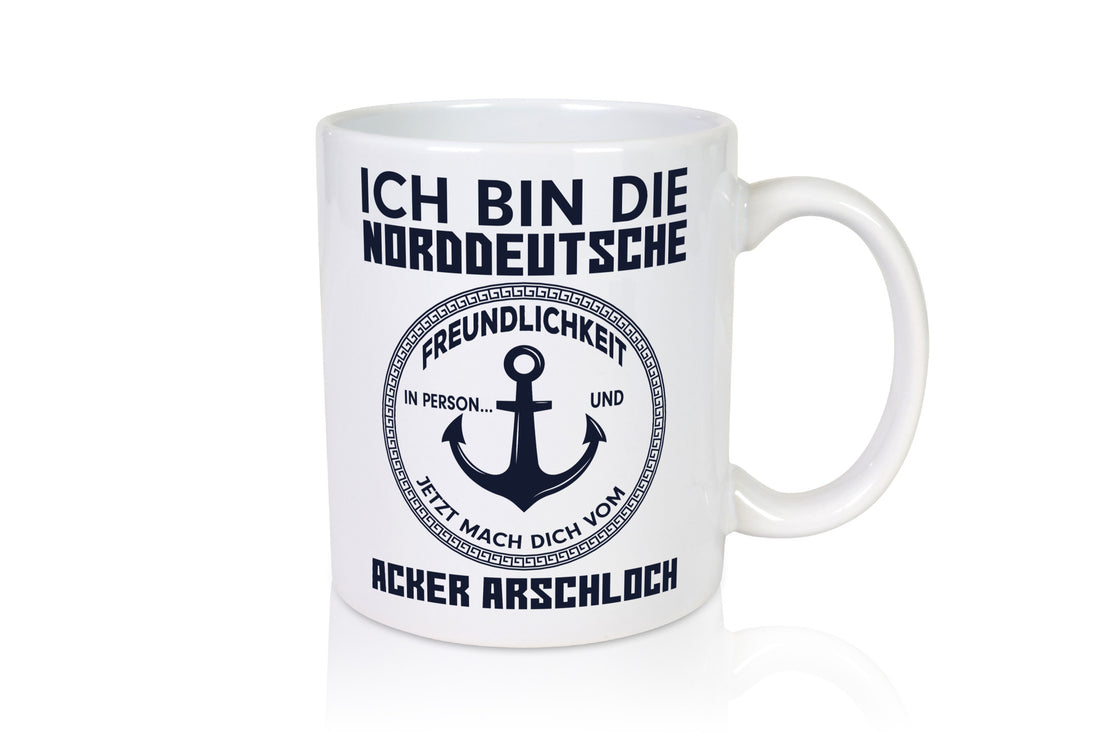 Norddeutsche Freundlichkeit | grober Humor Spruch Geschenkidee Tasse