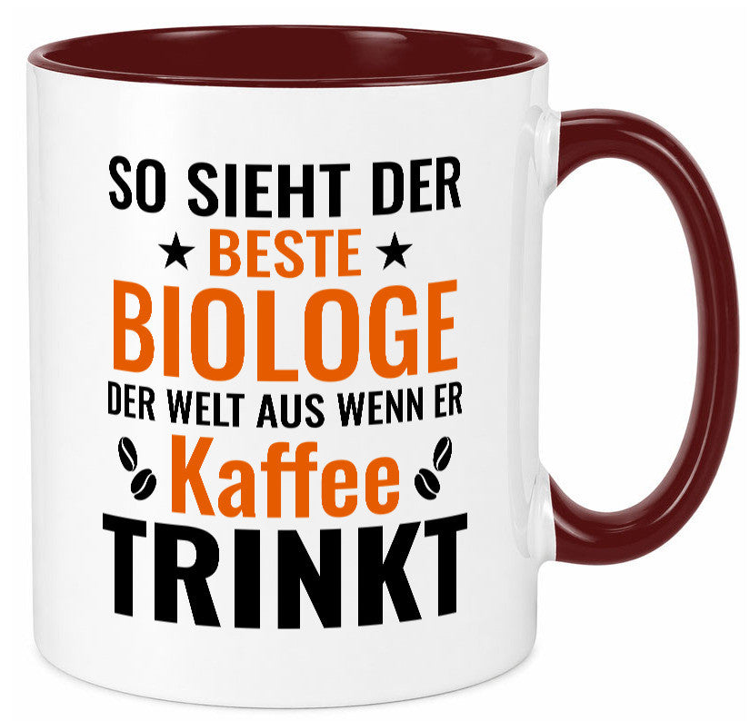Kaffee trinkt: Biologe | Biologie Naturforscher Geschenk Humor Geschenkidee