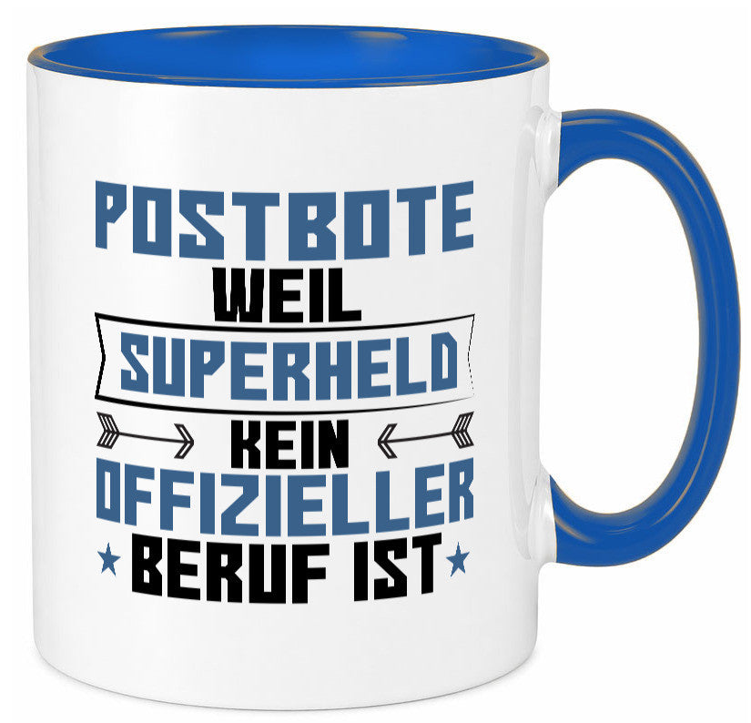 Superheld Postbote | Beruf Post Briefträger Geschenk Arbeit Kollegen Büro