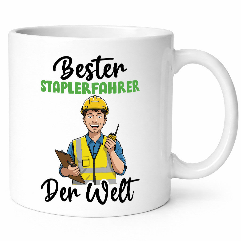 Bester Staplerfahrer | Gabelstapler Fahrer v2 lustig Humor Geschenkidee