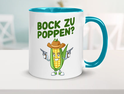 Bock auf Poppen | Mais Lustig Geschenk Humor Geschenkidee lustiger Spruch Tasse