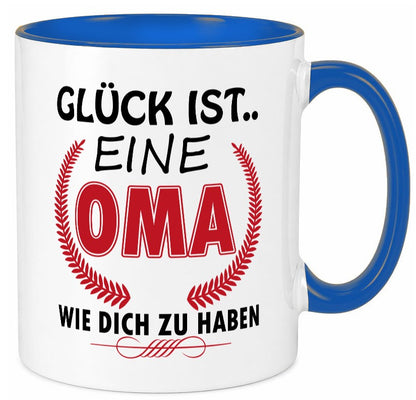 Beste Oma der Welt lustiger Spruch Geschenk Familie Geschenkidee Tasse