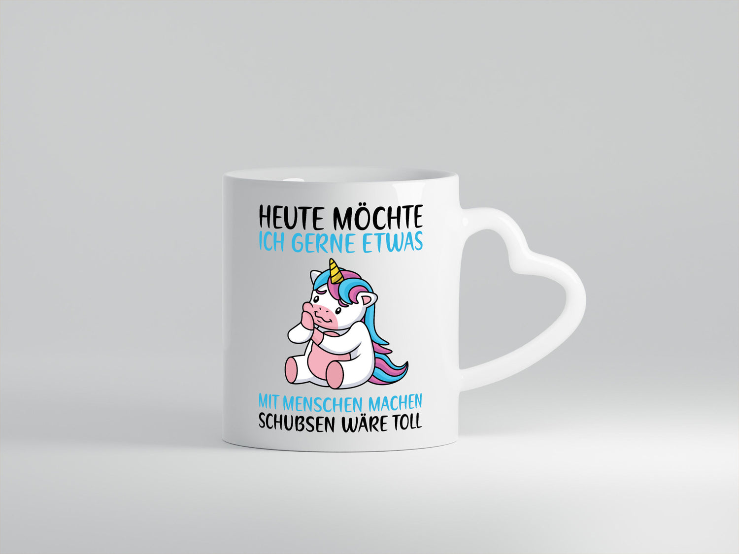 Want to do things with people | cute unicorn saying humor gift idea mug