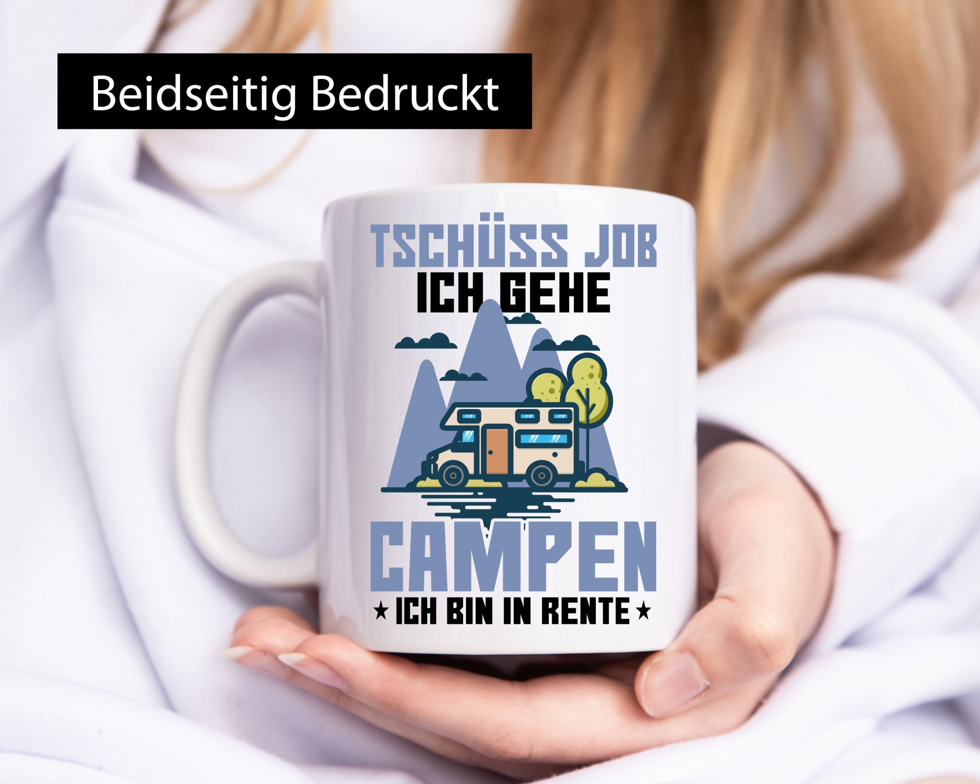 Ich gehe campen | Rentner Ruhestand Camper Geschenkidee Jubiläum Humor Tasse