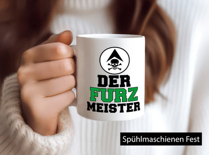 Der Furz Meister | Männer Tasse derber Humor Furzen lustiger Spruch Geschenk