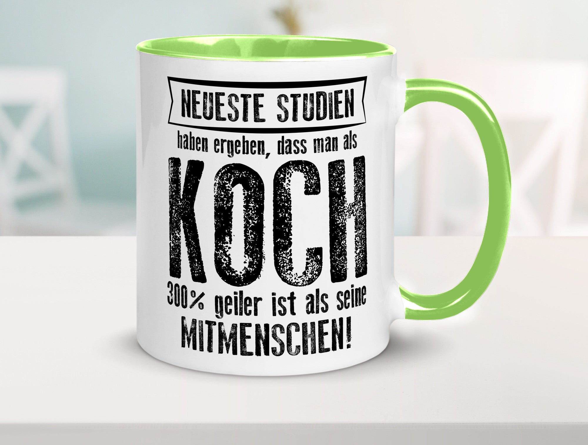 Neuste Studien: Koch | Chefkoch Humor Arbeit Kollegen Büro Geschenkidee Tasse