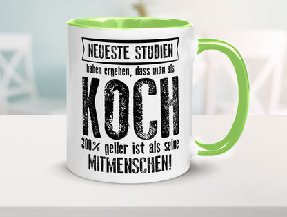 Neuste Studien: Koch | Chefkoch Humor Arbeit Kollegen Büro Geschenkidee Tasse