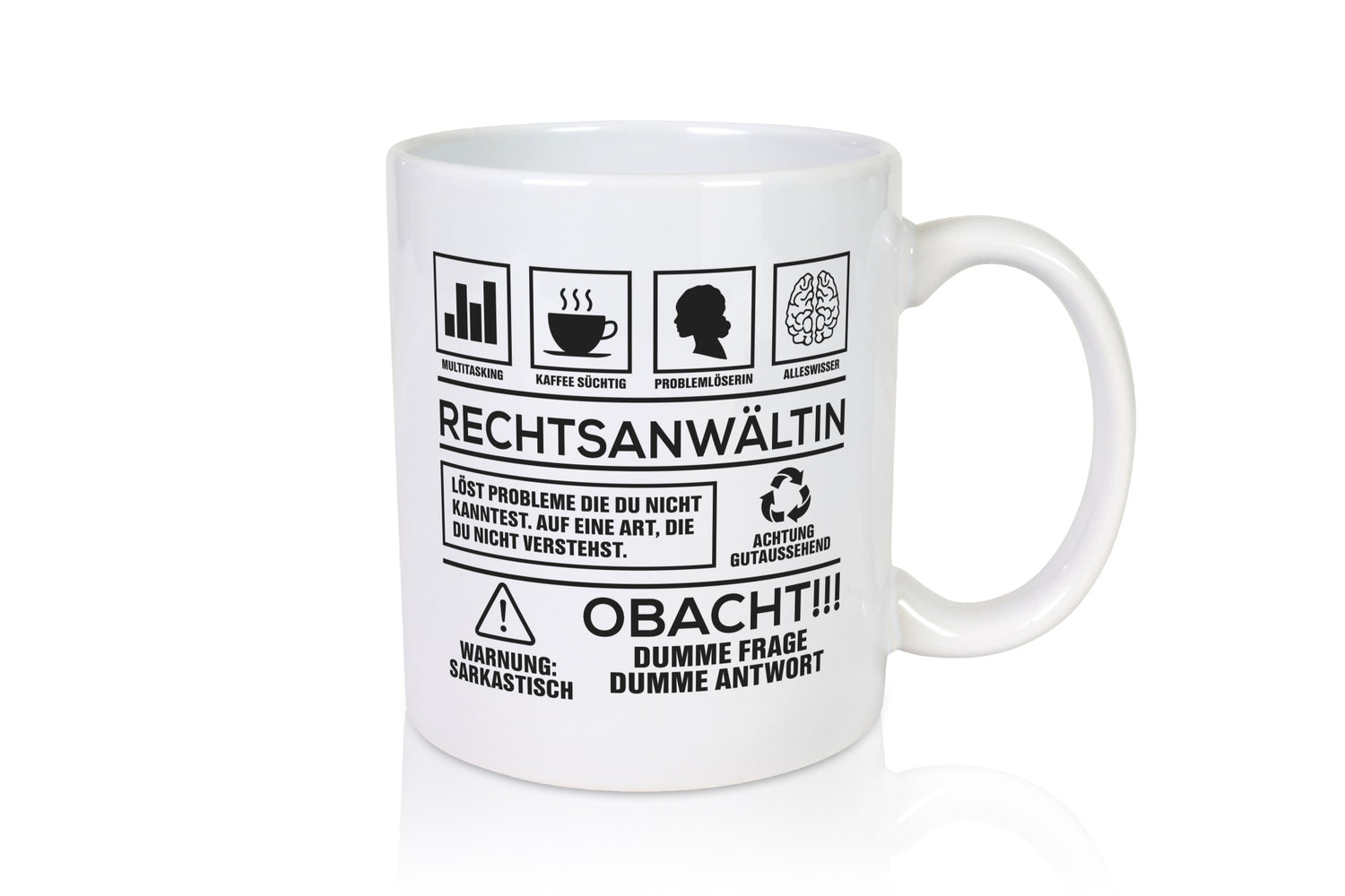Achtung Probleme Rechtsanwältin | Jurstin Anwältin lustiger Spruch Geschenk