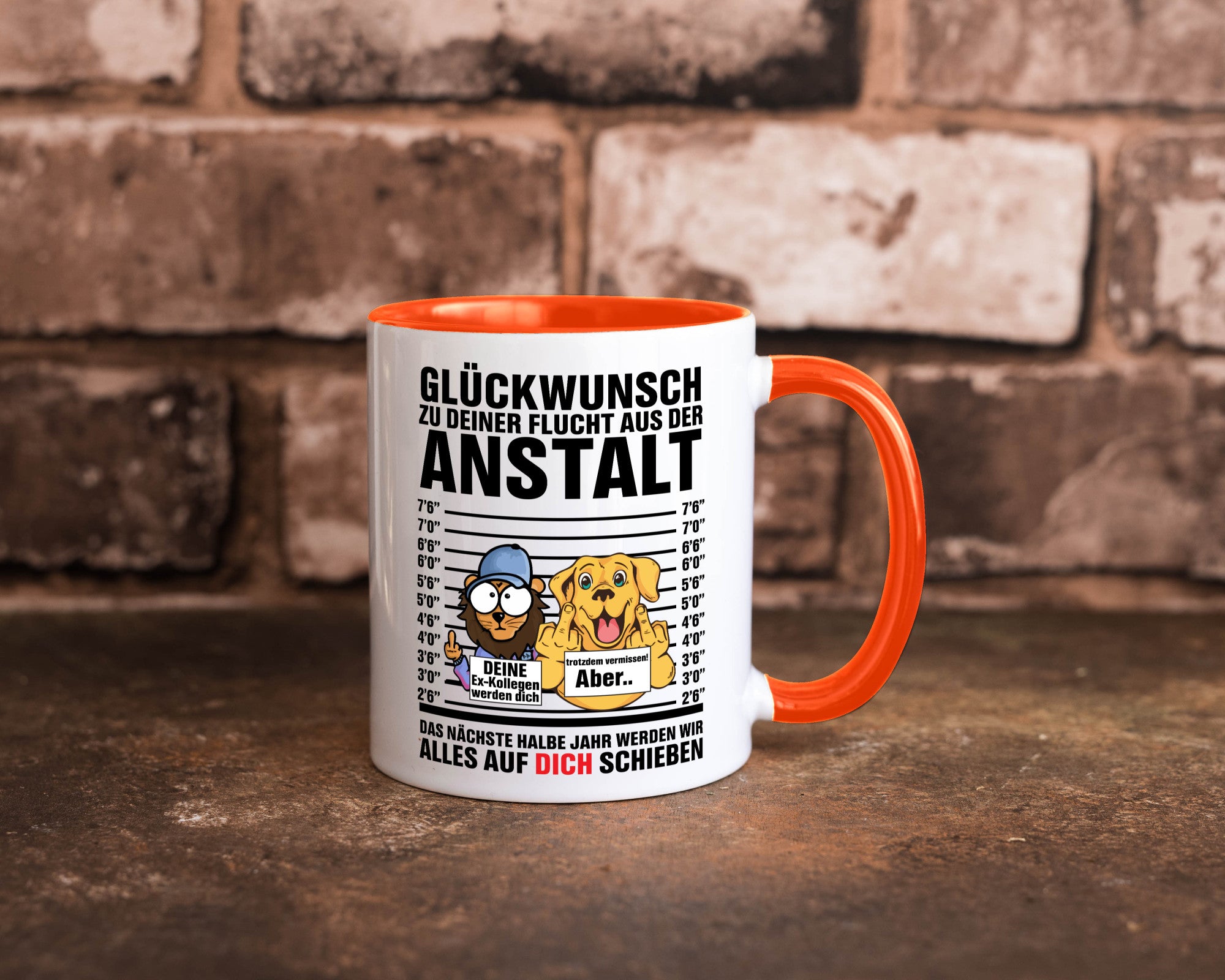 Glückwunsch zu deiner Flucht | Abschiedgeschenk v3 Geschenk Humor Geschenkidee