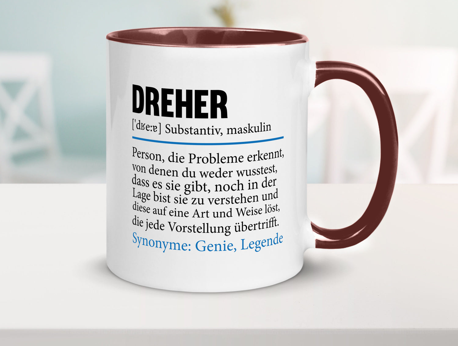 Dreher Humor | Fräser Zerspannungsmechaniker Geschenkidee Tasse