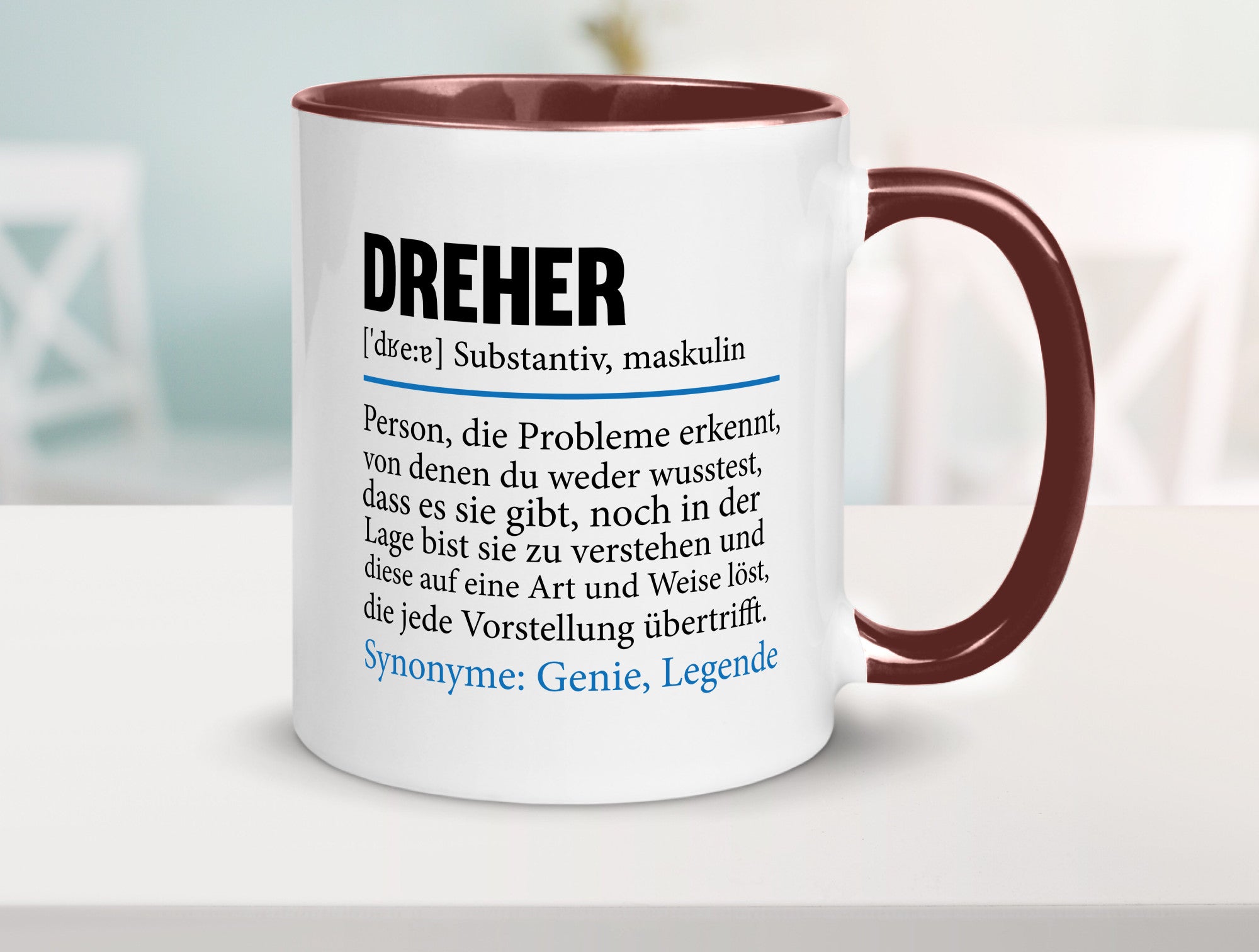 Dreher Humor | Fräser Zerspannungsmechaniker Geschenkidee Tasse