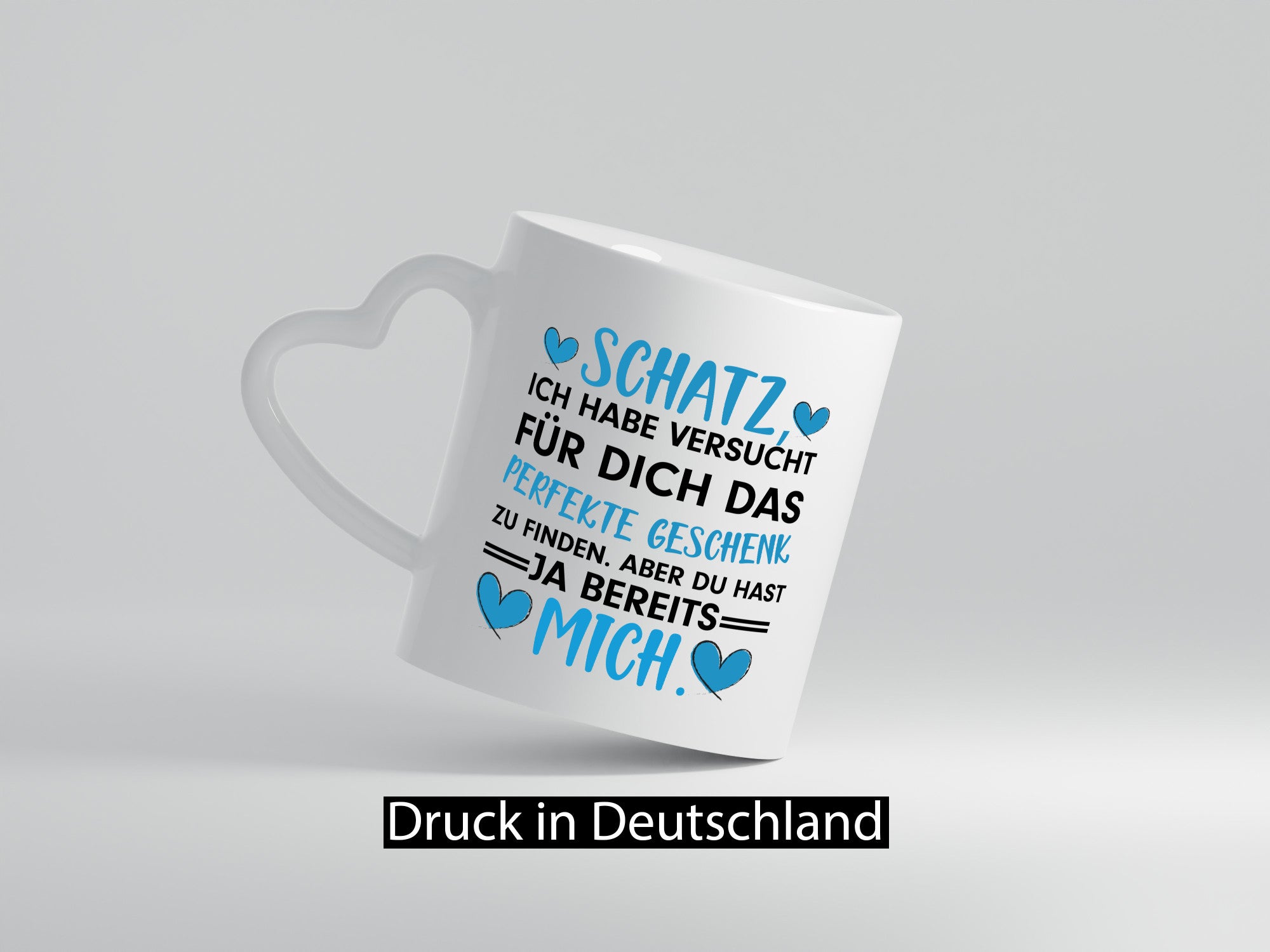 Perfekt für Schatz | Pärchen Tasse Valentinstag Geschenk Humor Geschenkidee