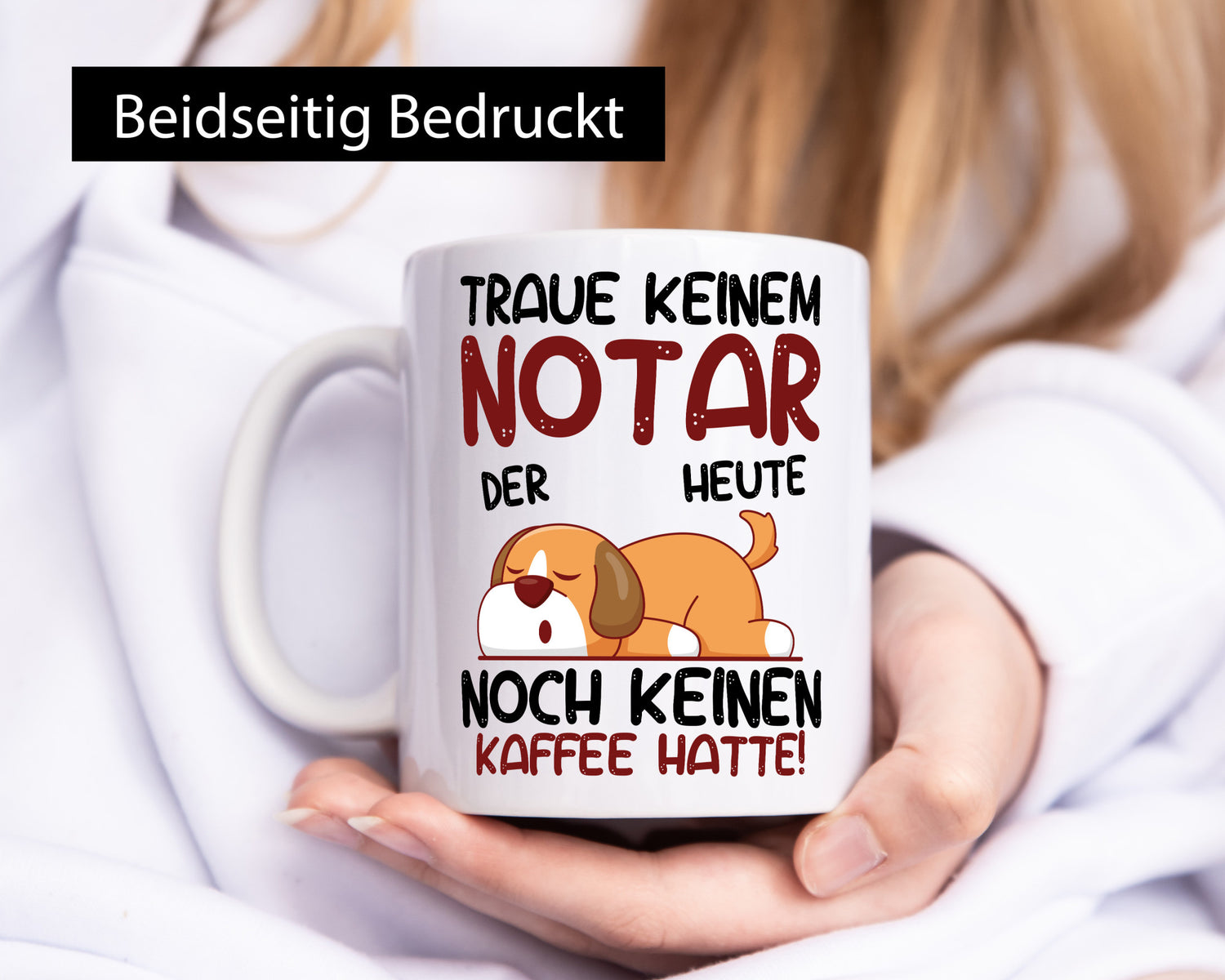 Traue keinem Notar | Jurist Geschenk Humor Geschenkidee lustiger Spruch Tasse