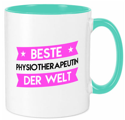 Beste Physiotherapeutin Humor Geschenkidee Tasse