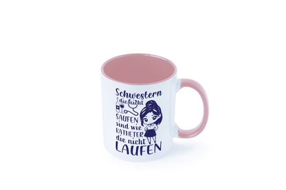Schwestern die nicht saufen | Krankenschwester Alkolhol Geschenkidee Humor Tasse