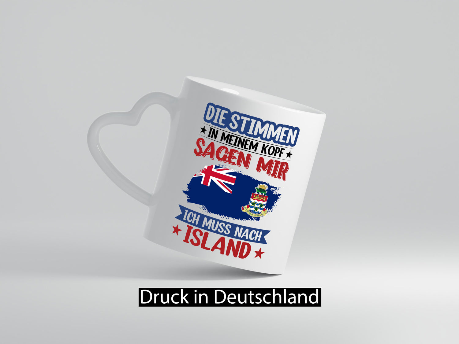 Island | Urlaub Stimmen in meinem Kopf Traumland Geschenk Humor Geschenkidee