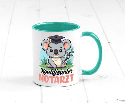 Koalifizierter Notarzt | Arzt Geschenk Humor Geschenkidee lustiger Spruch Tasse