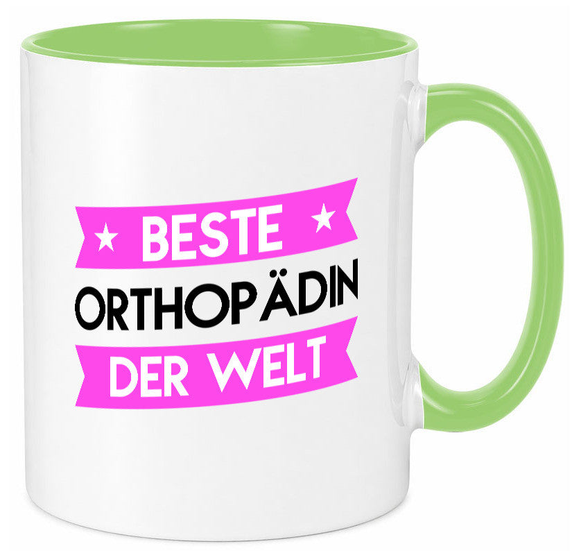 Beste Orthopädin |Orthopädie lustiger Spruch Geschenk Humor Geschenkidee Tasse