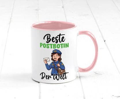 Beste Postbotin | Beruf Post Briefträger v2 lustig Arbeit Kollegen Büro