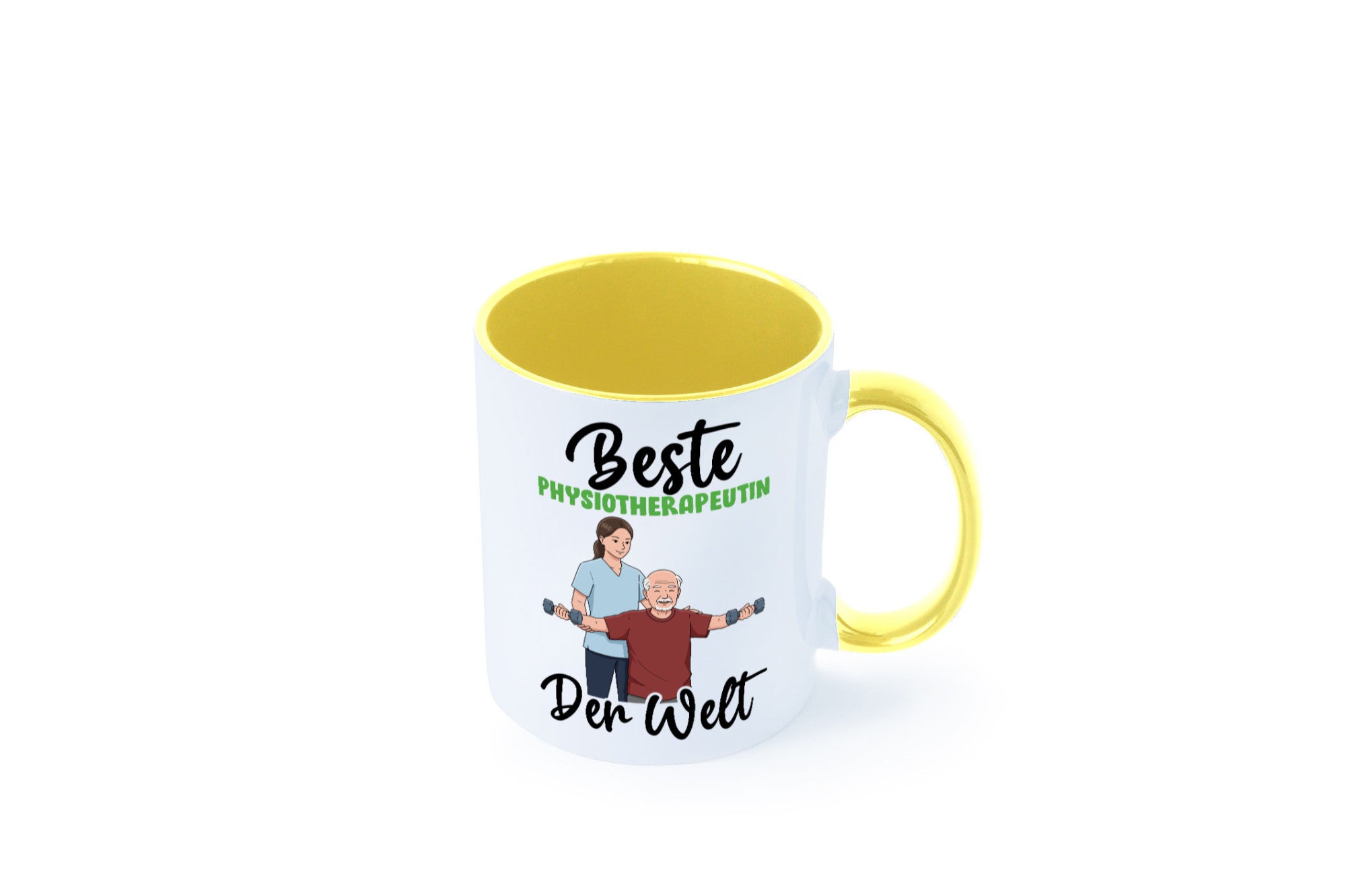 Beste Physiotherapeutin v3 lustig Humor Geschenkidee Geschenk Tasse