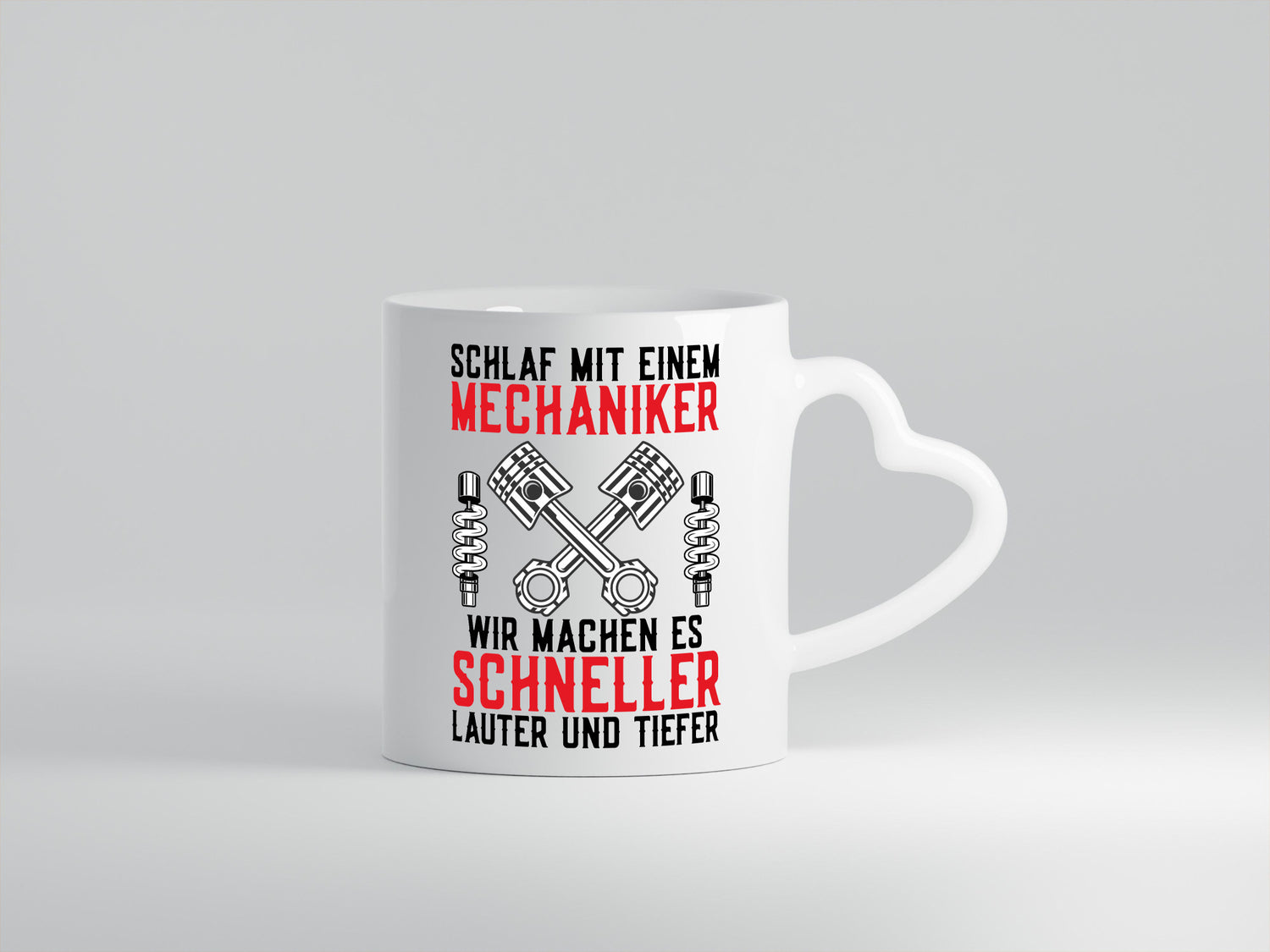 Schlafe mit Mechaniker | Laut und Tief Werkzeug Motor Humor Geschenkidee Tasse
