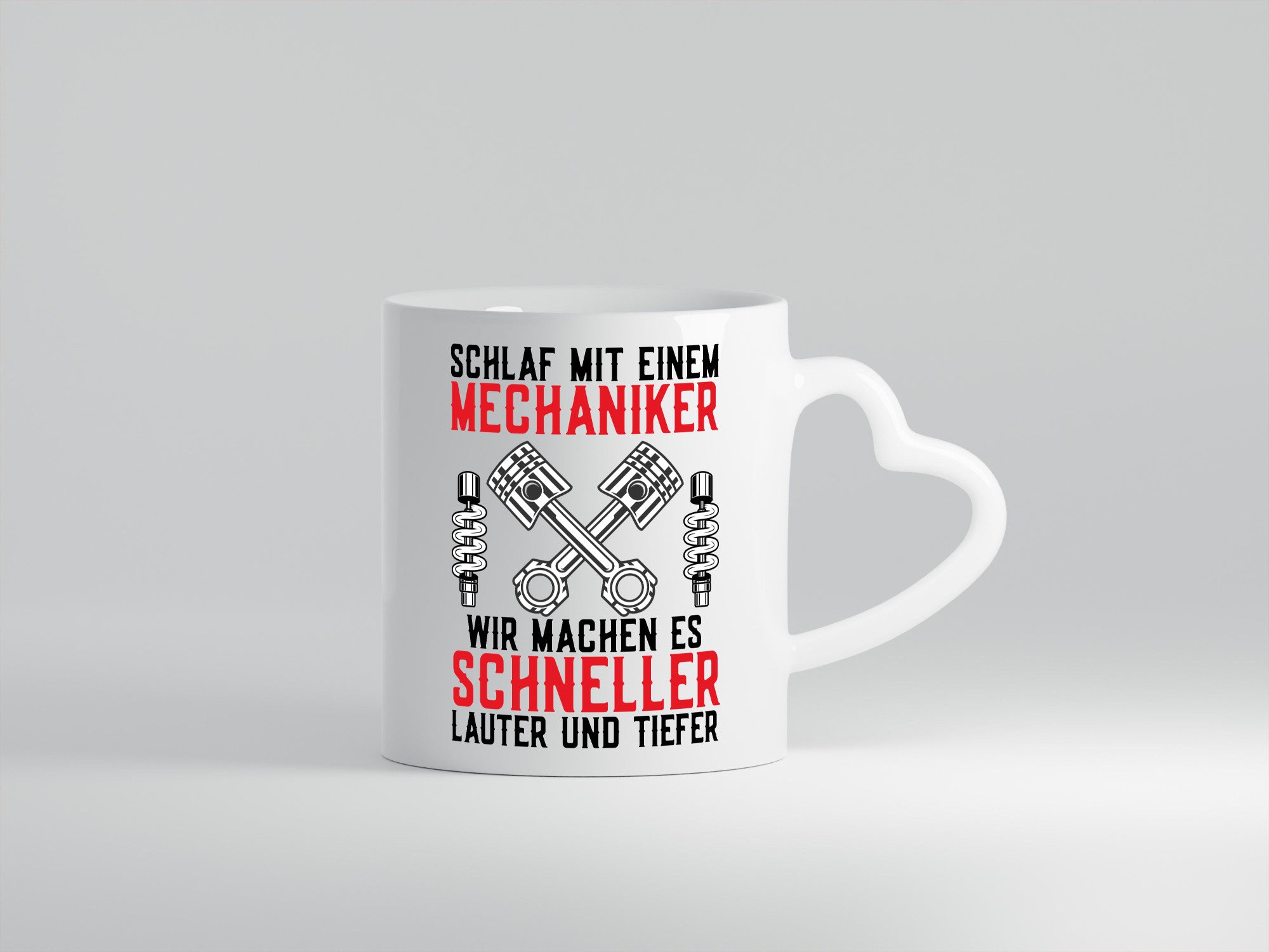 Schlafe mit Mechaniker | Laut und Tief Werkzeug Motor Humor Geschenkidee Tasse