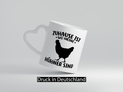 Zuhause ist wo meine Hühner sind | Hühnerstall Landwirt v2 Humor Geschenkidee