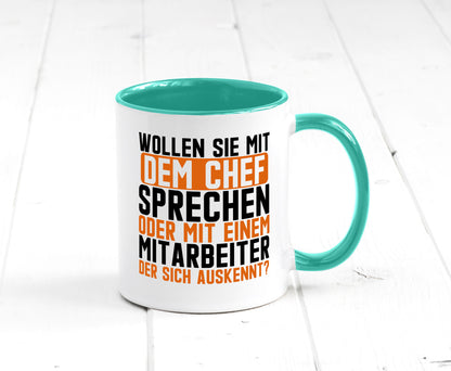 Wollen sie mit dem Chef Sprechen | Mitarbeiter Humor Arbeit Kollegen Büro