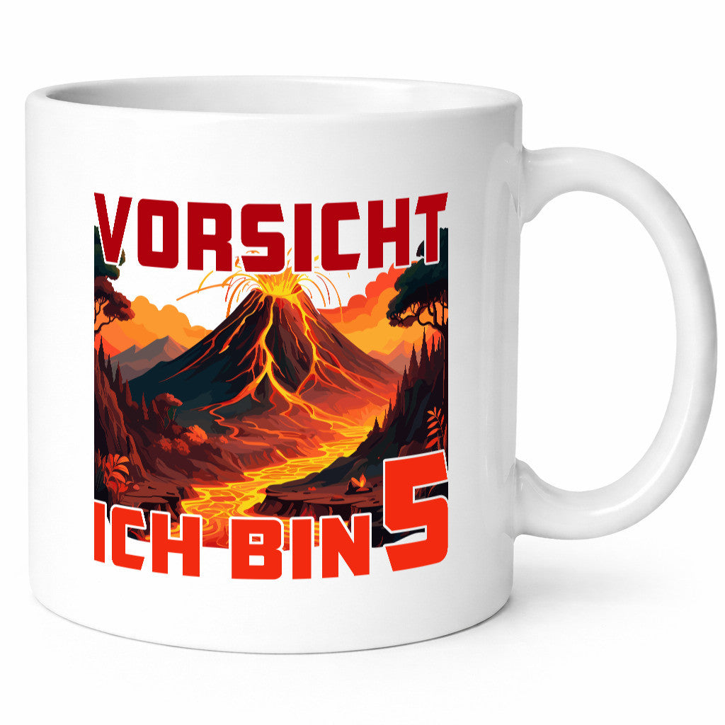5. Geburtstag | 5 Jahre Vulkanausbruch Vulkan lustiger Spruch Geschenk