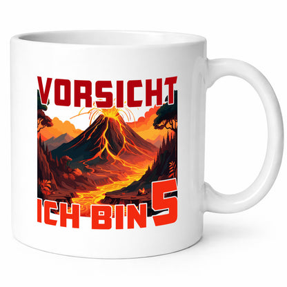 5. Geburtstag | 5 Jahre Vulkanausbruch Vulkan lustiger Spruch Geschenk
