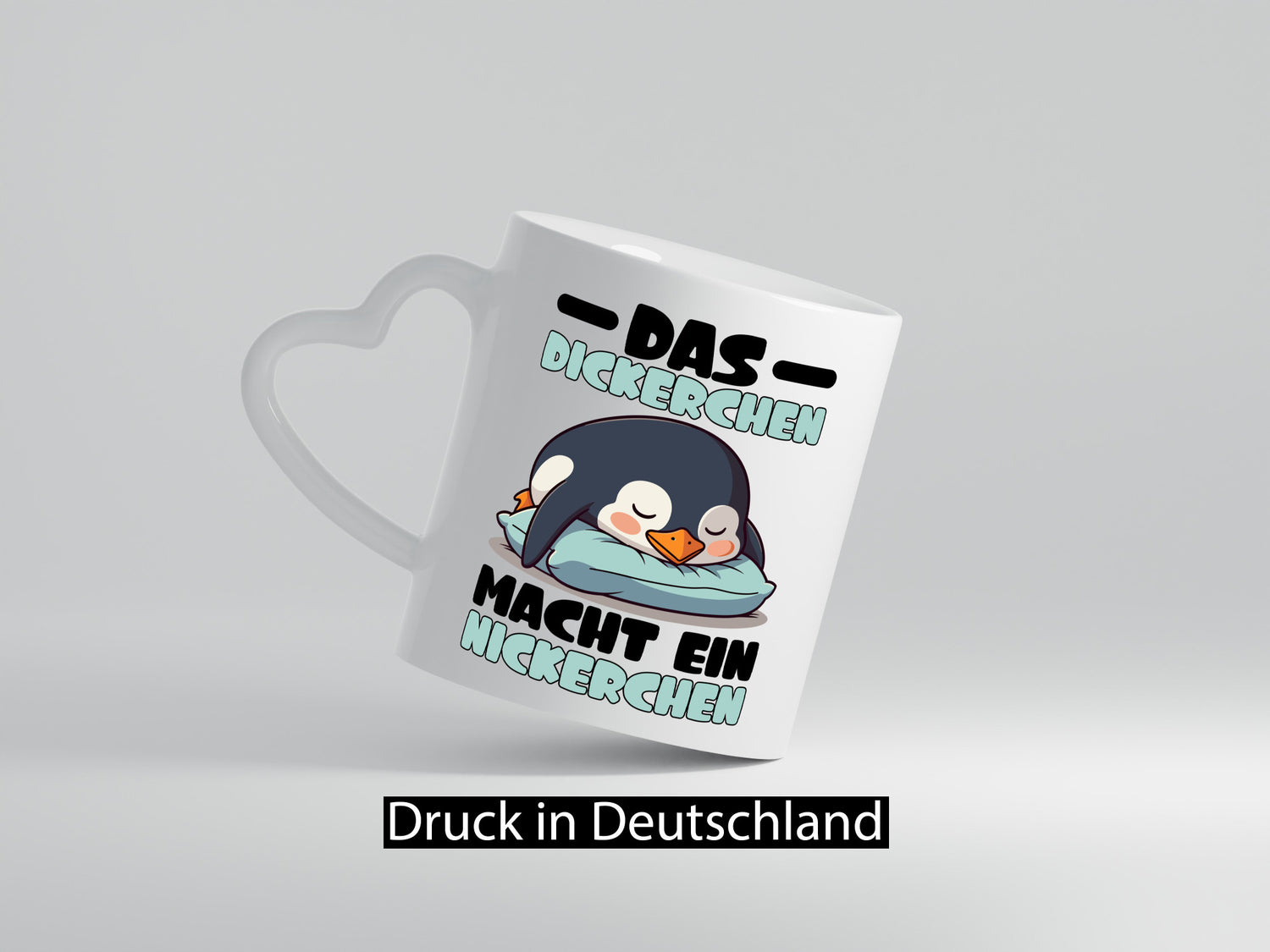 Der Dicke macht ein Nickerchen | Pinguin schläft v2 lustig Humor