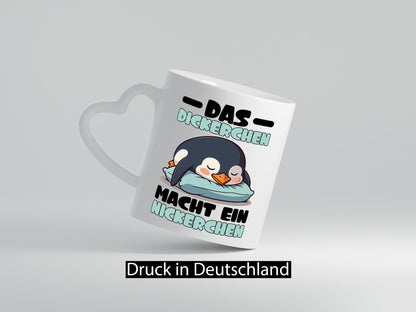 Der Dicke macht ein Nickerchen | Pinguin schläft v2 lustig Humor