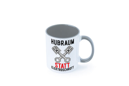 Hubraum statt Elektroschrott | Autofan Verbrennungsmotor Geschenk Humor