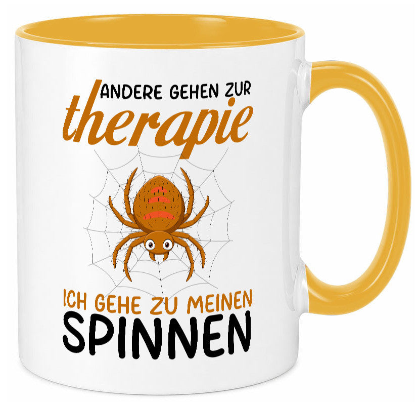 Ich gehe zu meinen Spinnen | Spinnenliebhaber lustiger Spruch Geschenk Humor Tasse
